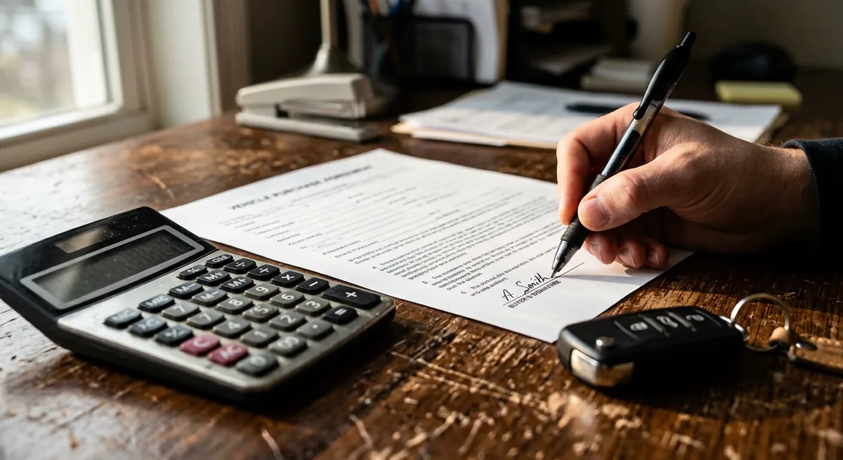 ≥3 лет → 0; <3 лет: min((продажа−покупка)×13 %, (продажа−250 000)×13 %); декларация до 30.04