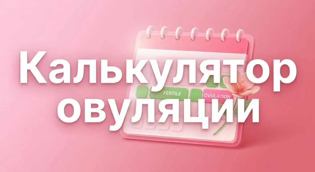 Калькулятор овуляции и зачатия: фертильное окно и календарь цикла онлайн